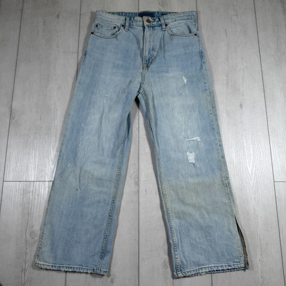 LUCKY BRAND Lucky Pins High Rise Wide Leg Jeans Women's 10/30 Light Blue